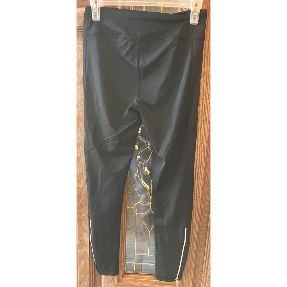 Victoria's Secret Victoria Sport Leggings Zipper Ankleโ Black 10" rise Size M